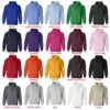 hoodie color chart - Junior H Shop