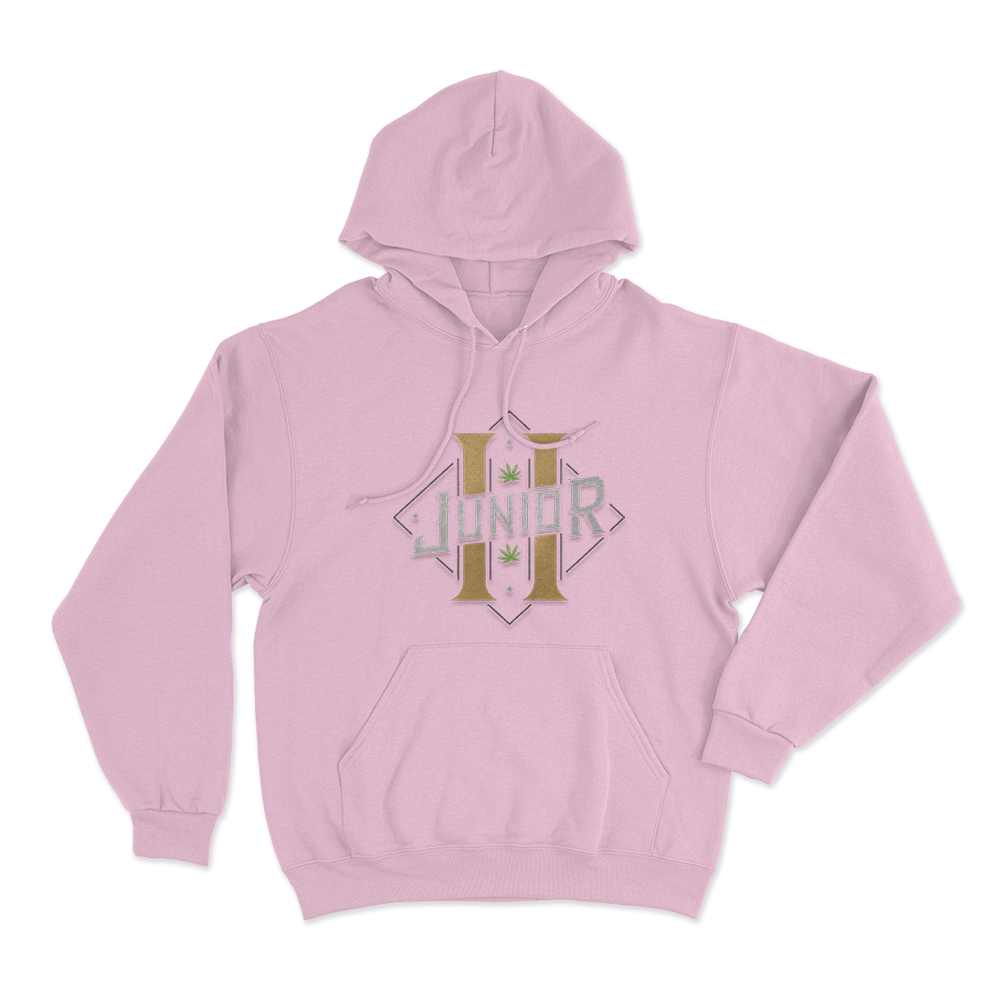 Junior H Logo Unisex Hoodie Pink Junior H Logo Unisex Hoodie Pink