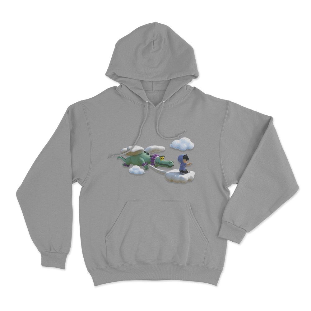 Junior H Musica _3 Cover Unisex Hoodie Grey Junior H Musica 3 Cover Unisex Hoodie Grey