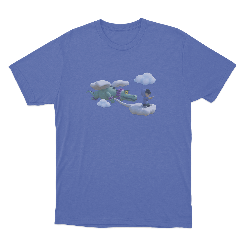 Junior H Musica _3 Cover Unisex T Shirt Blue Junior H Musica 3 Cover Unisex T Shirt Blue