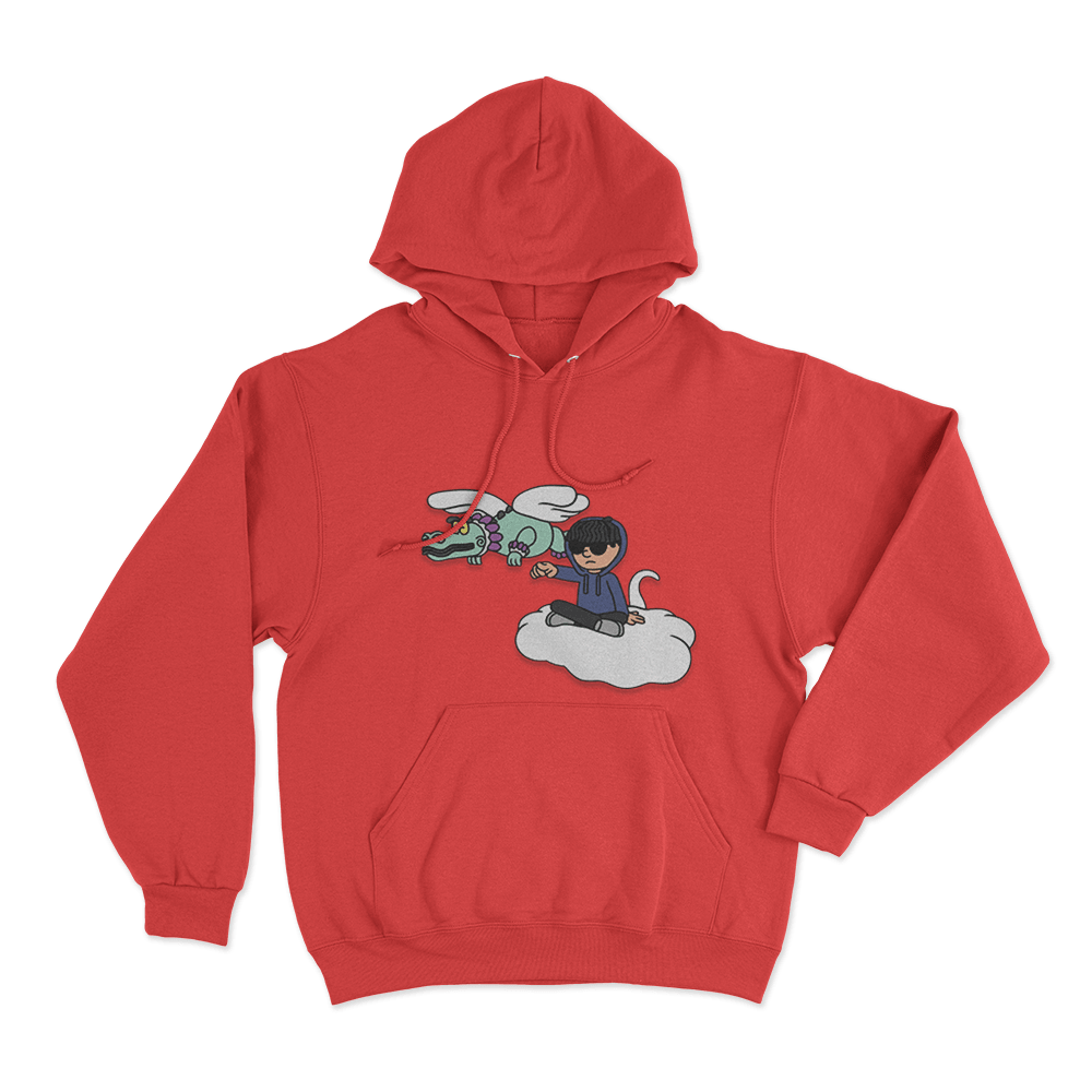 Junior H Musica _3 Unisex Hoodie Red Junior H Musica 3 Unisex Hoodie Red