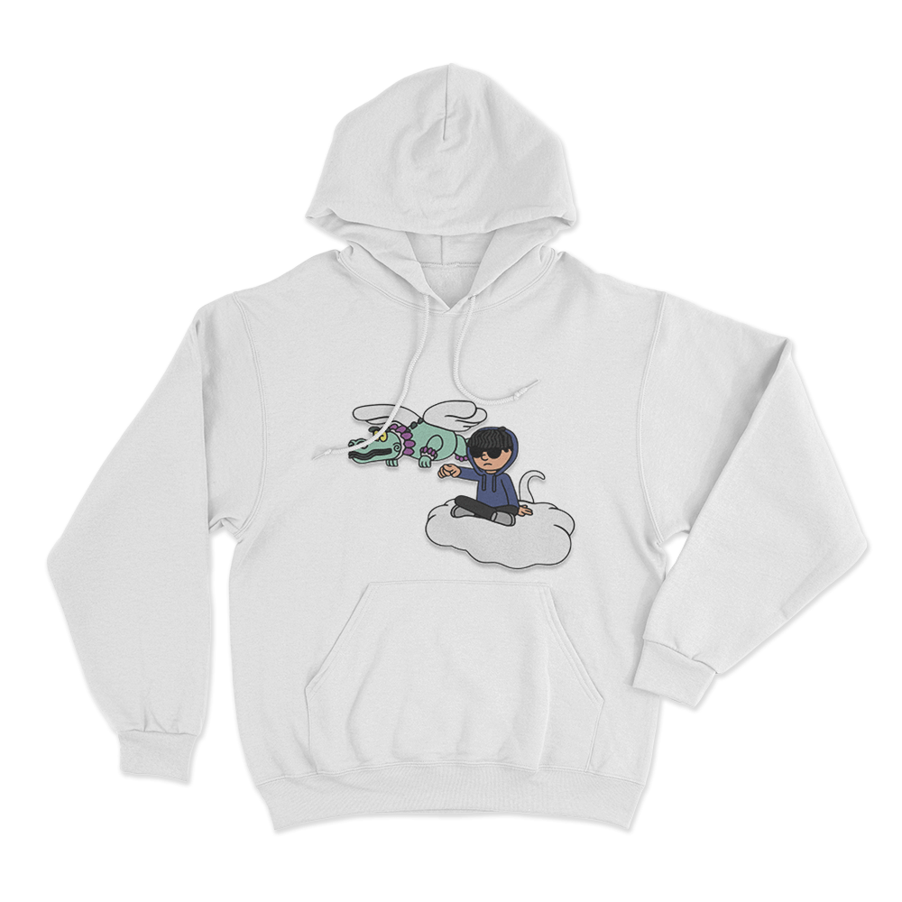 Junior H Musica _3 Unisex Hoodie White Junior H Musica 3 Unisex Hoodie White