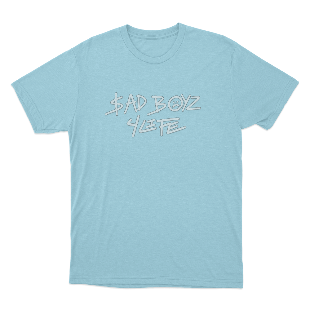 Junior H Sad Boyz 4 Life Unisex T Shirt Sky Blue Junior H Sad Boyz 4 Life Unisex T Shirt Sky Blue