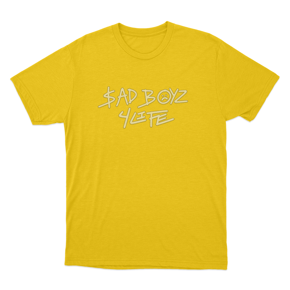 Junior H Sad Boyz 4 Life Unisex T Shirt Yellow Junior H Sad Boyz 4 Life Unisex T Shirt Yellow