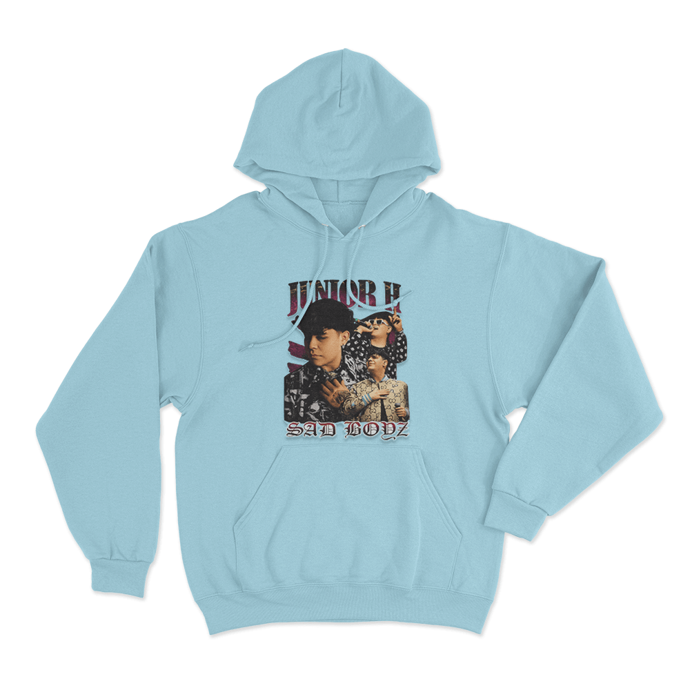 Junior H Sad Boyz Unisex Hoodie Sky Blue Junior H Sad Boyz Unisex Hoodie Sky Blue 1