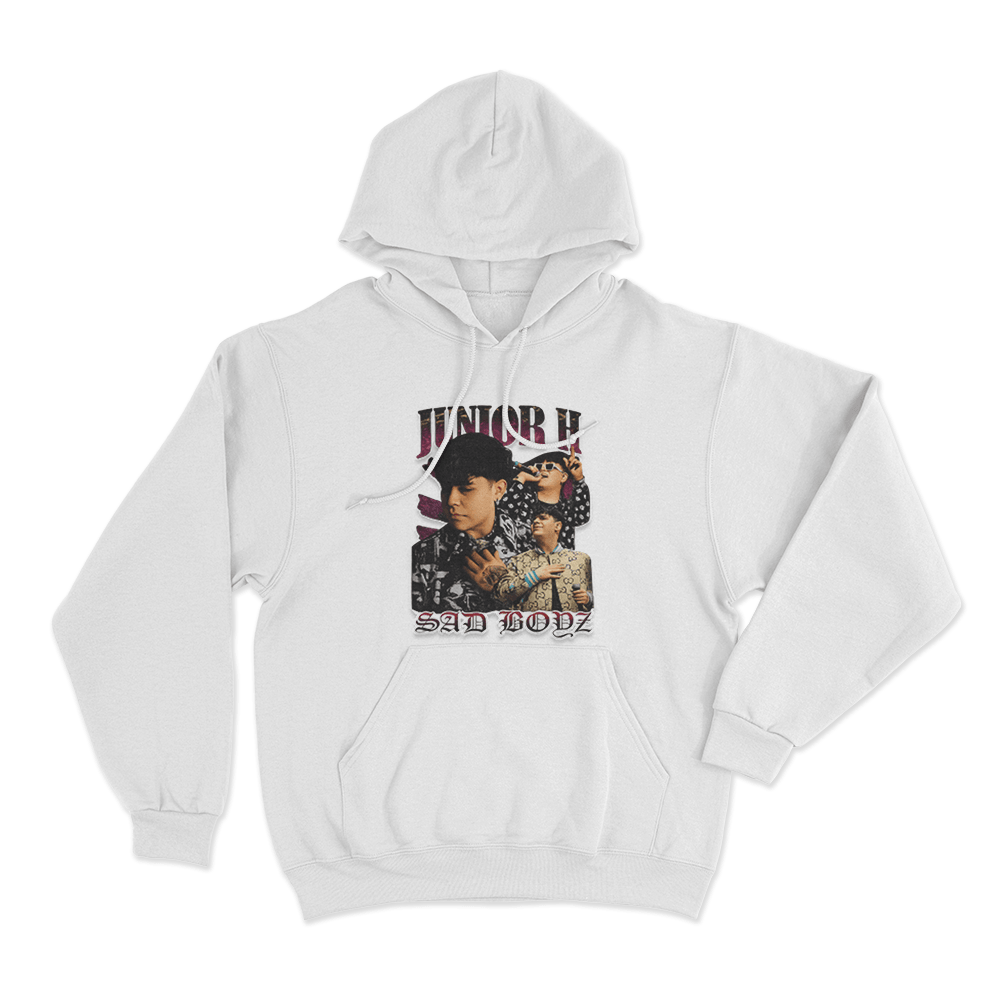 Junior H Sad Boyz Unisex Hoodie White Junior H Sad Boyz Unisex Hoodie White 1