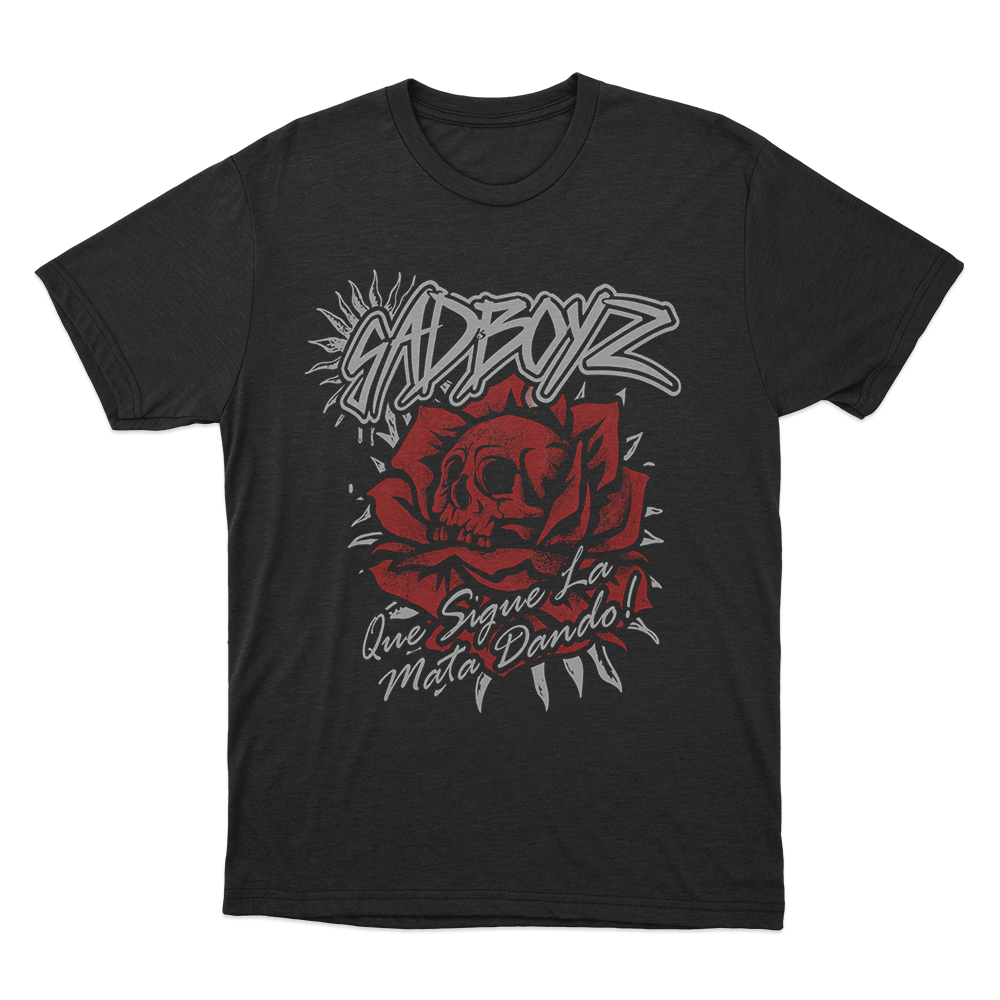 Sadboyz Que Sigue La Mata Dando Unisex T Shirt Black Sadboyz Que Sigue La Mata Dando Unisex T Shirt Black